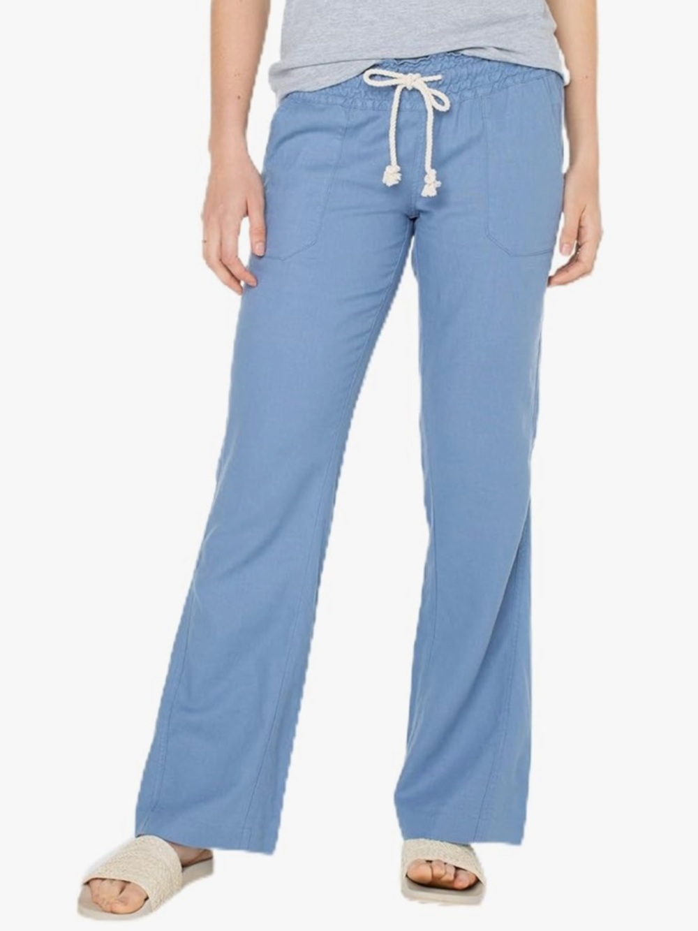 Roxy  Blue Drawstring Pants NWT